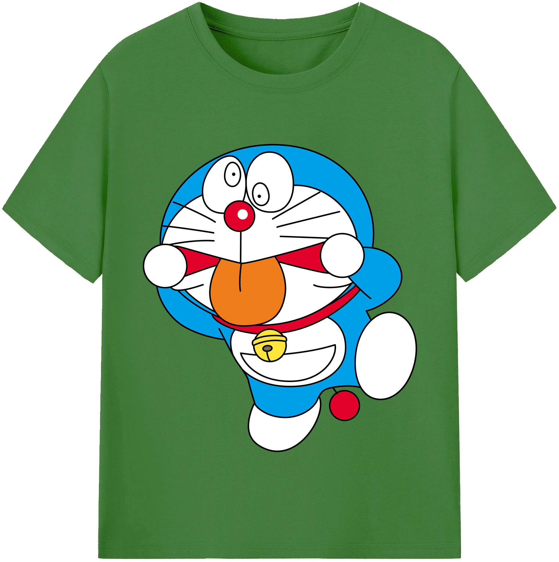 （画像用） ドラえもん Doraemon レディースカジュアルプリントTシャツ（綿100％）